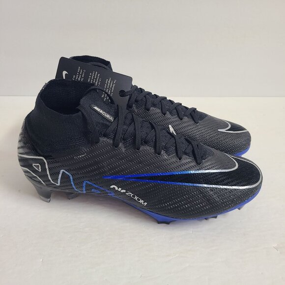 NEW Nike Zoom Superfly 9 Elite FG Soccer Cleats DJ4977-040 Size 6.5 Black main image 4